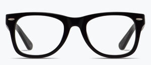 MUSE 35-002018 BLACK EYEGLASSES FRAME 49-20-140 AUTHENTIC ACETATE RX READY